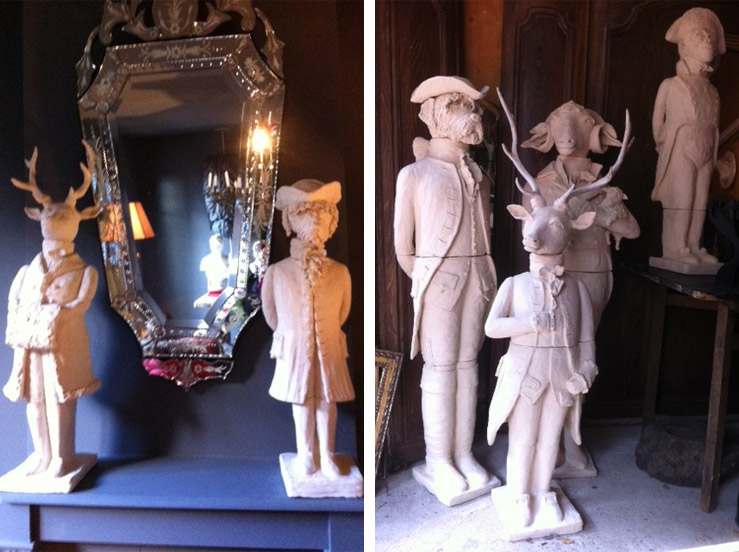 Laurence Lenglare,  sculptures, antiquités et décoration