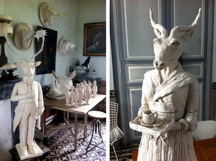 Laurence Lenglare,  sculptures, antiquités et décoration