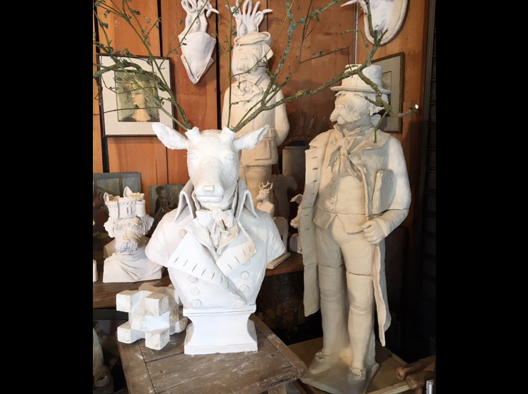 Laurence Lenglare,  sculptures, antiquités et décoration