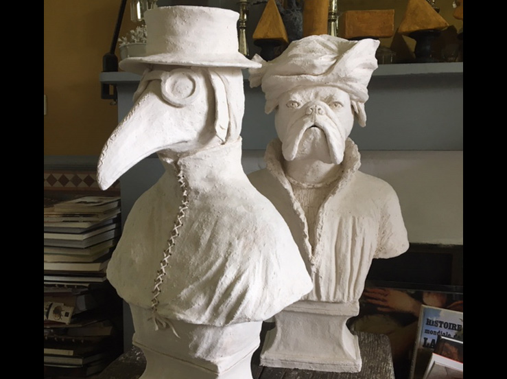 Laurence Lenglare,  sculptures, antiquités et décoration